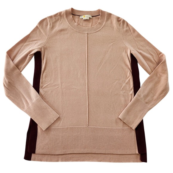 Boden Sweaters - Boden Womens XS Blush Rose Pink Long Sleeve Knit Sweater Top Wool Cotton